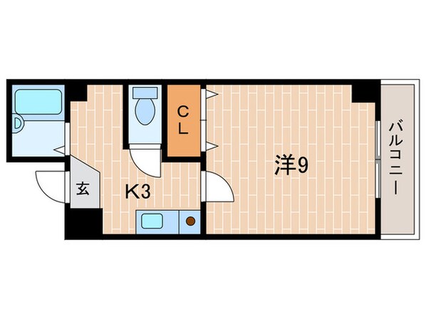 サンライズ明石の物件間取画像